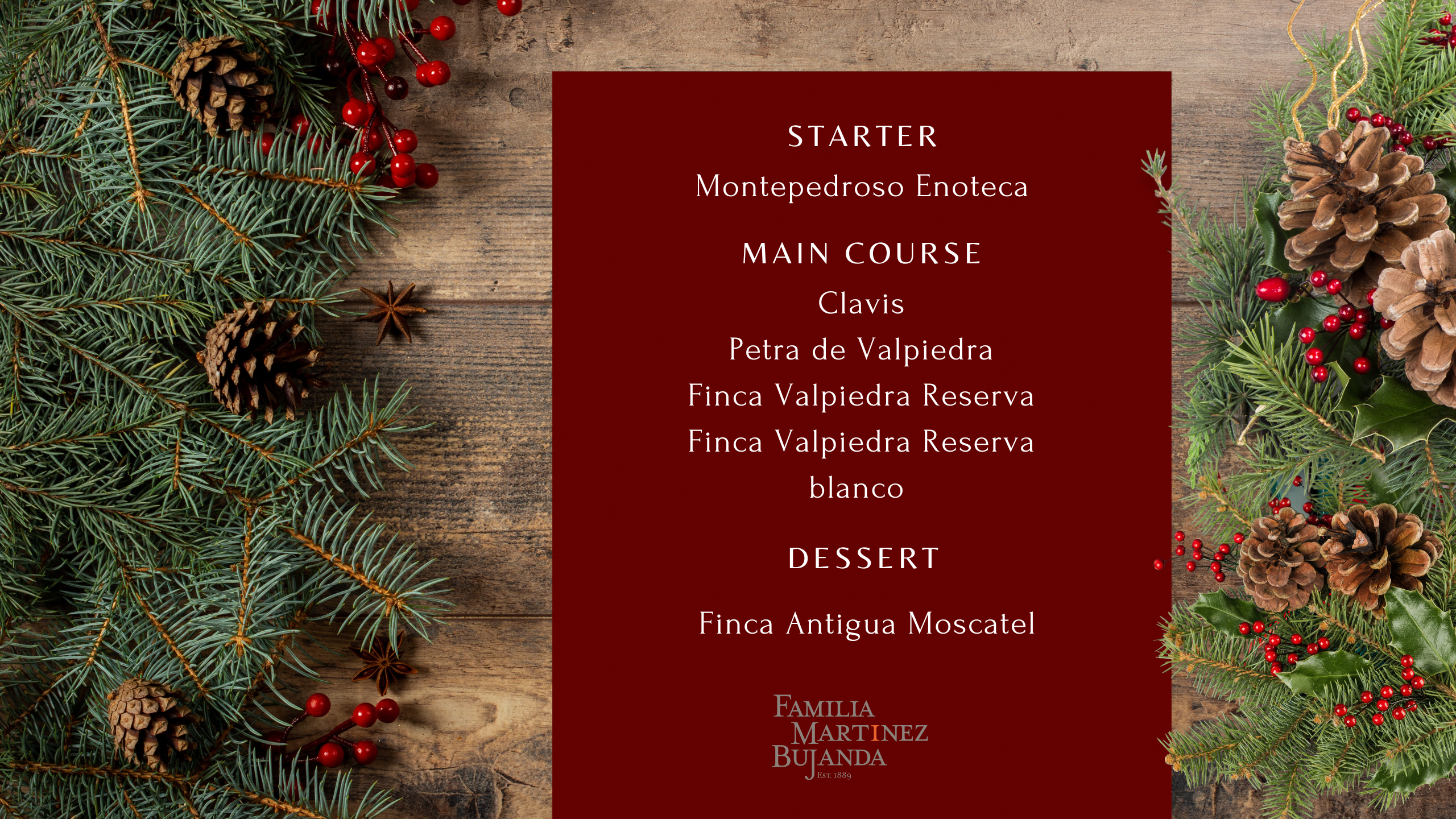 Lee más sobre el artículo Las mejores opciones para maridar tus comidas de Navidad