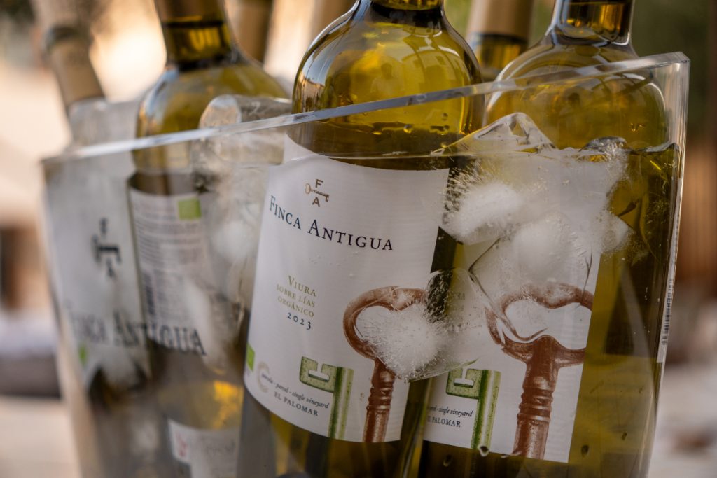 Detalle etiqueta Finca Antigua